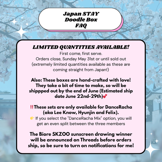 📦💮✨Japan STAY Doodle Box✨💮📦