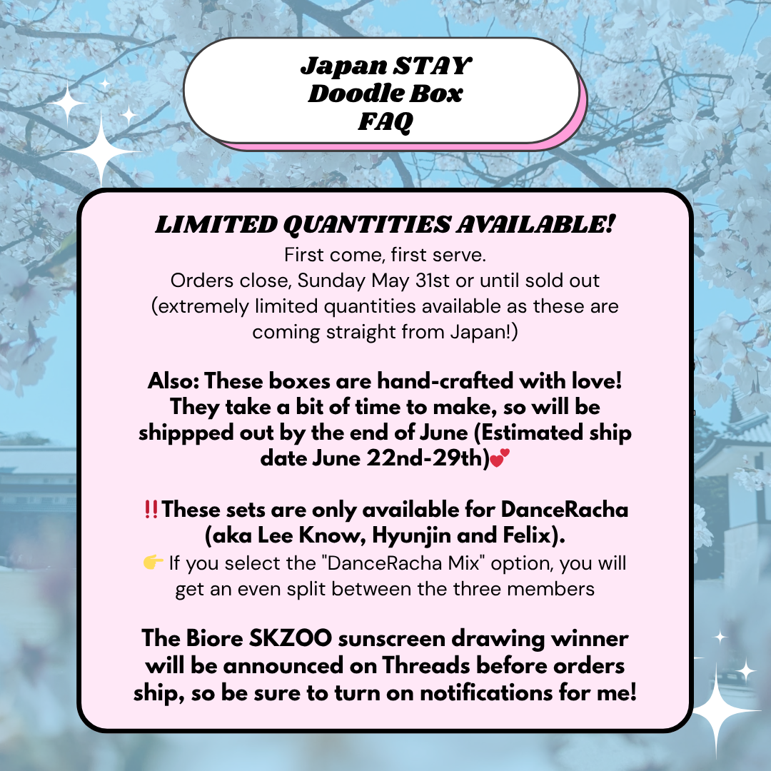📦💮✨Japan STAY Doodle Box✨💮📦