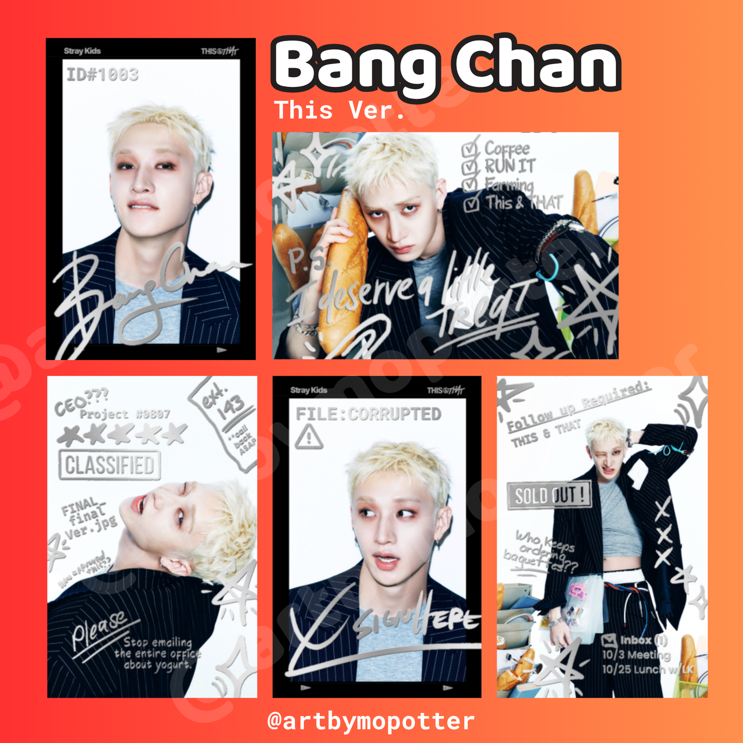 🧡THIS Embossed Doodled Photo Cards🧡