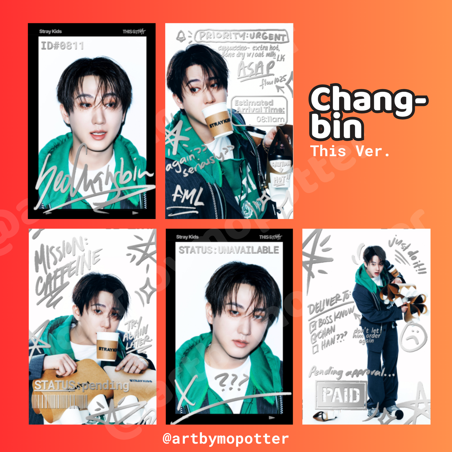 🧡THIS Embossed Doodled Photo Cards🧡