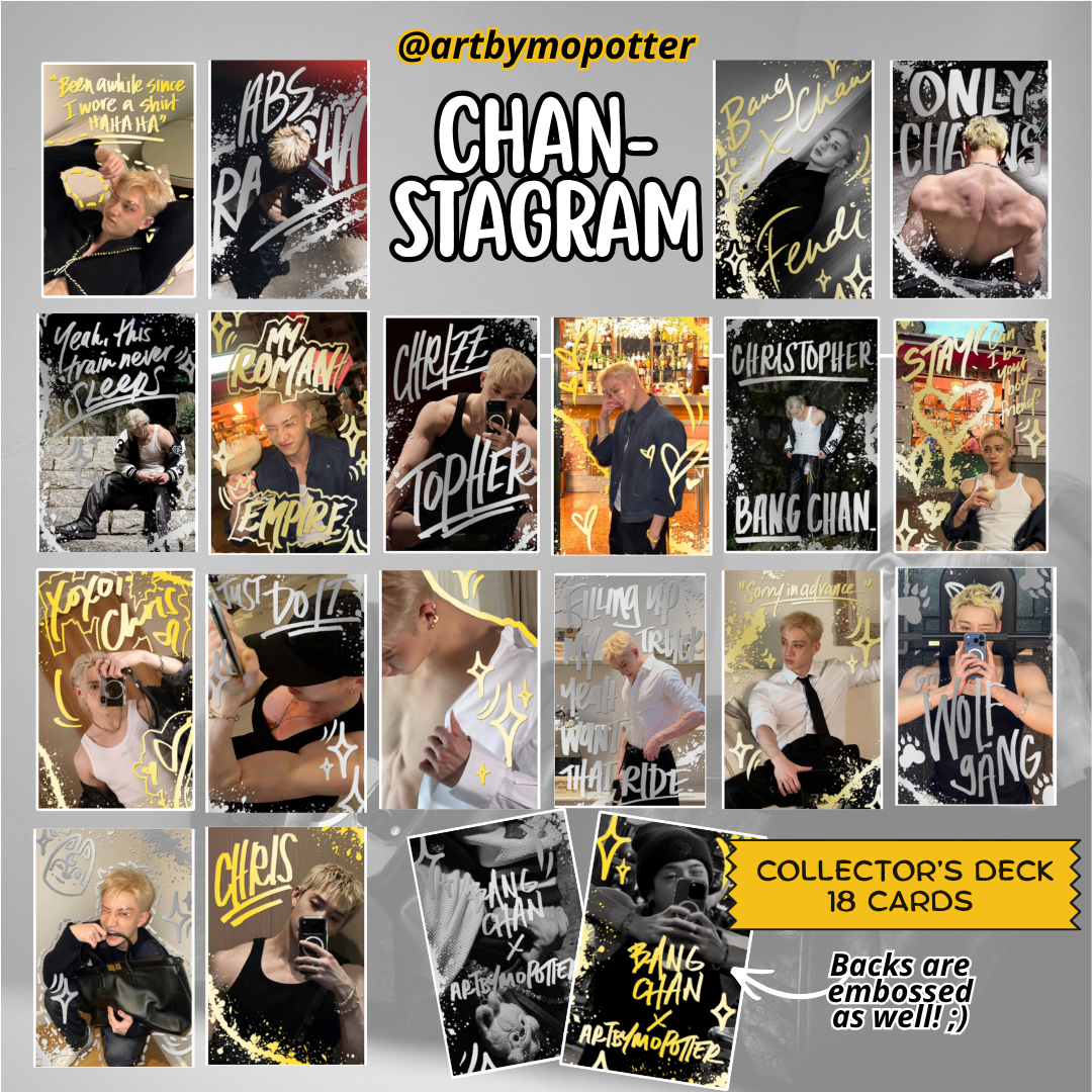 Chan's Instagram ✨Embossed Doodled Photo Cards✨