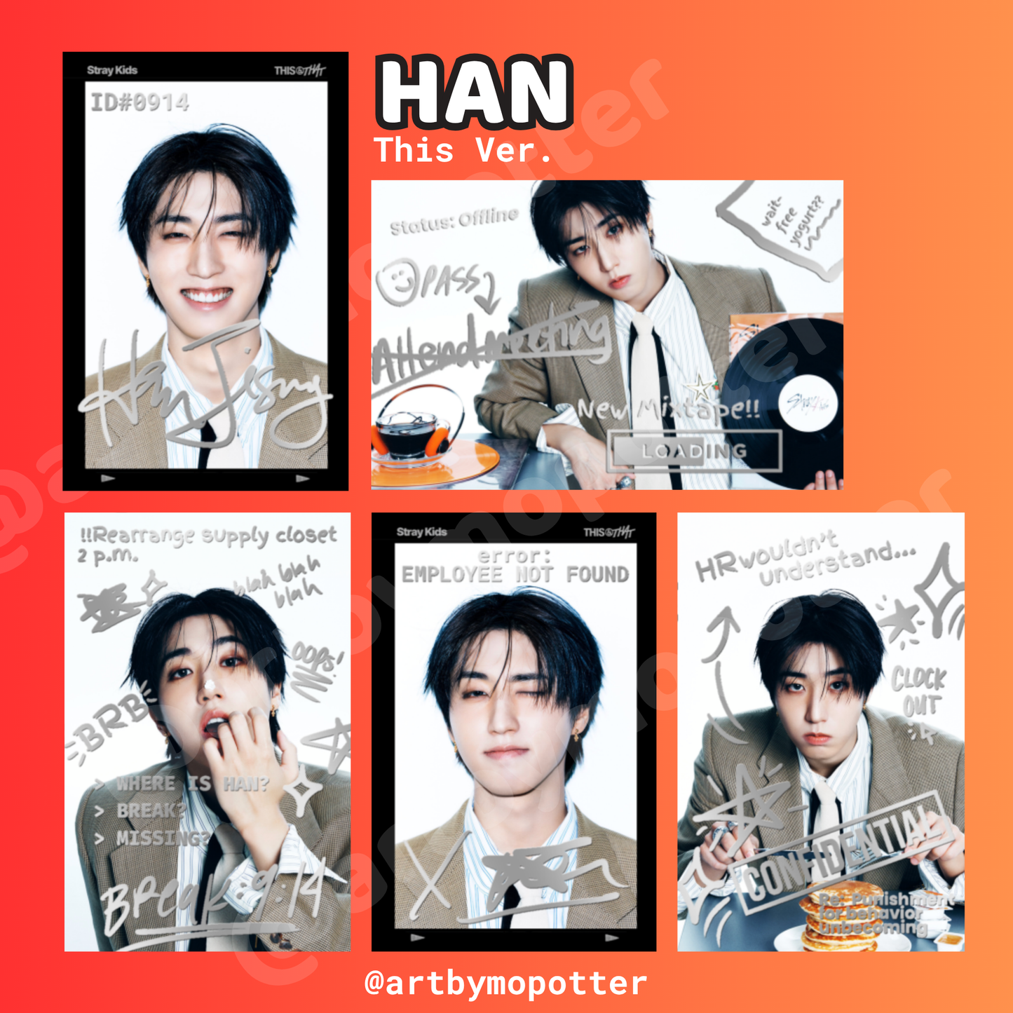 🧡THIS Embossed Doodled Photo Cards🧡