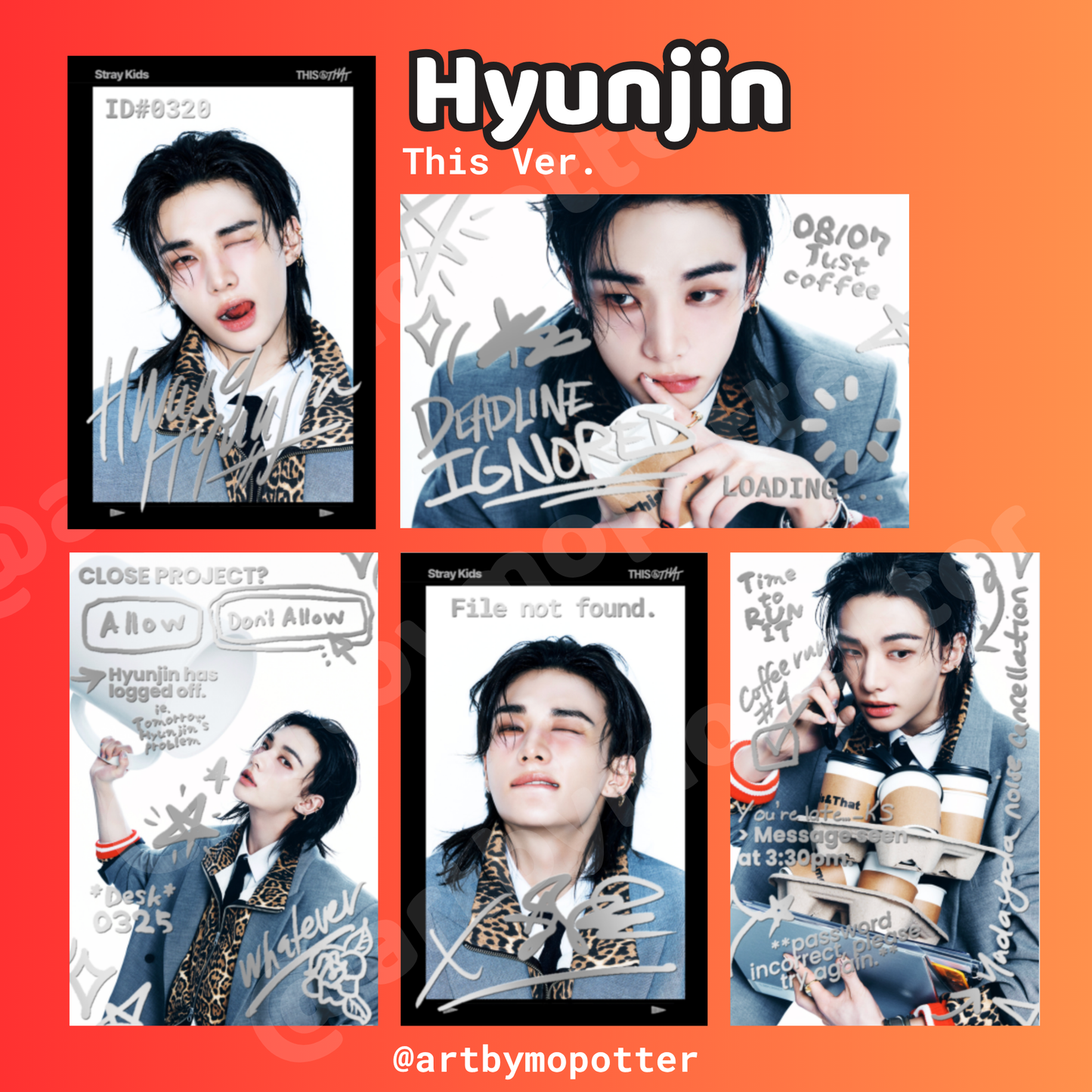 🧡THIS Embossed Doodled Photo Cards🧡
