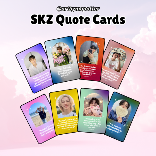 💗✨ Stray Kids Quote Affirmation Photo Cards