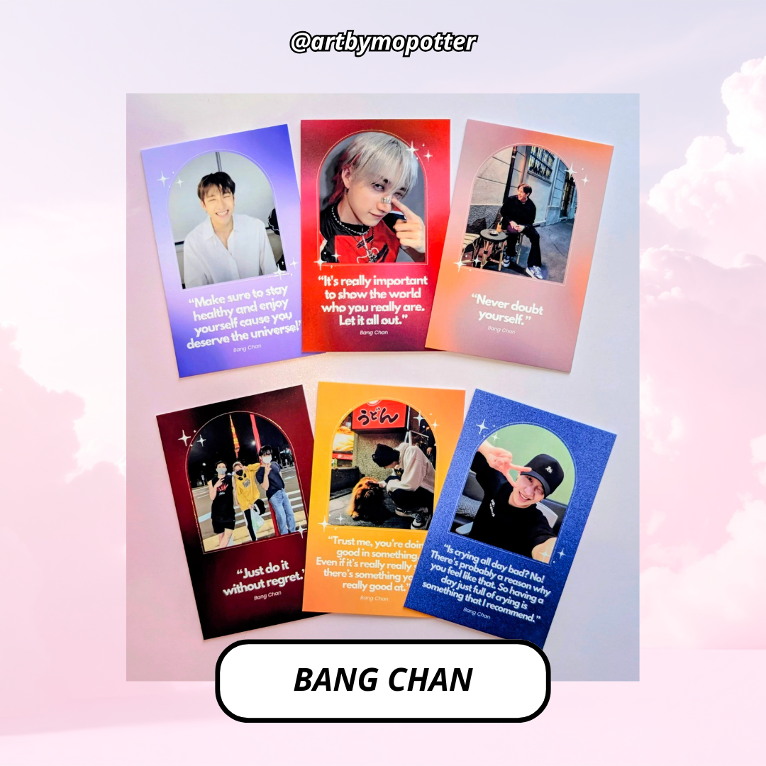 💗✨ Stray Kids Quote Affirmation Photo Cards