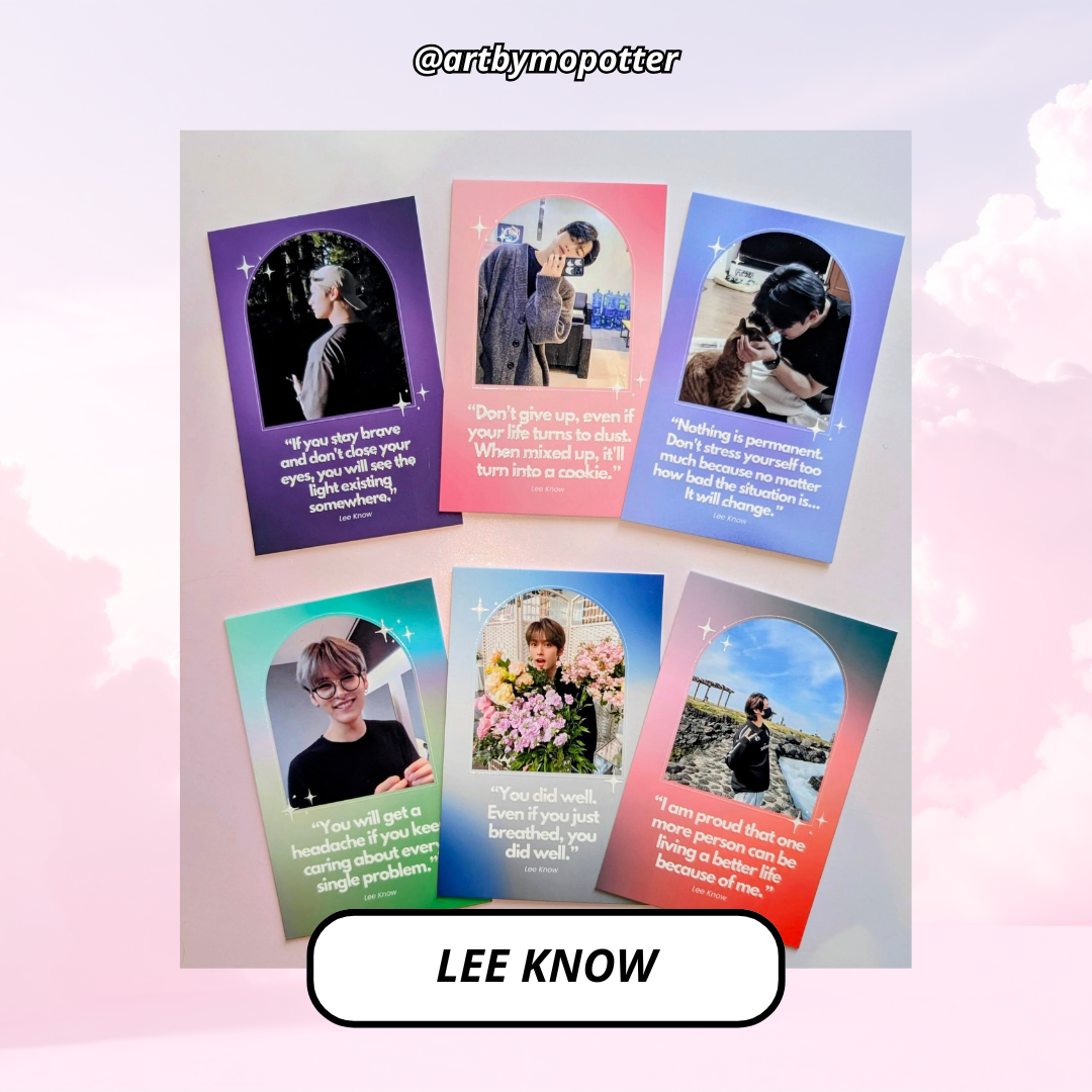 💗✨ Stray Kids Quote Affirmation Photo Cards