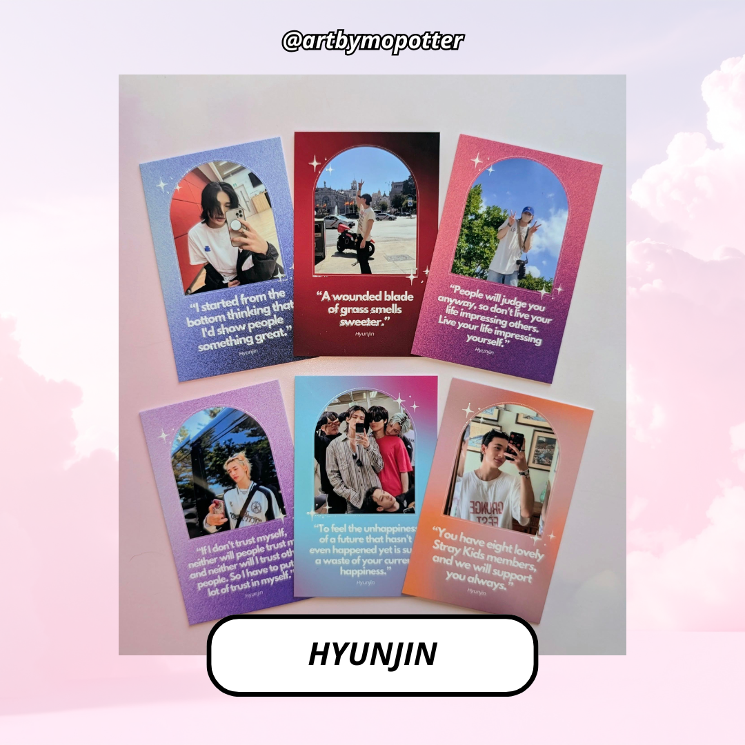 💗✨ Stray Kids Quote Affirmation Photo Cards