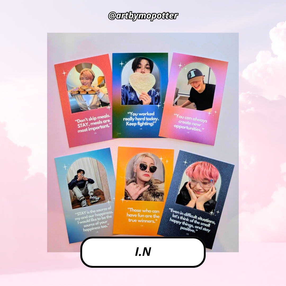 💗✨ Stray Kids Quote Affirmation Photo Cards