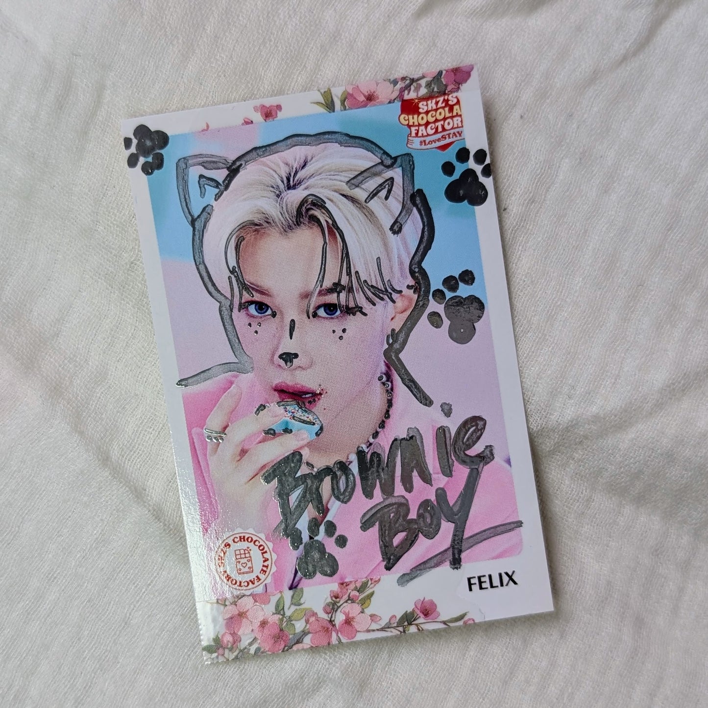 🐥💮 Felix Japan Polaroid Doodled & Sticker!
