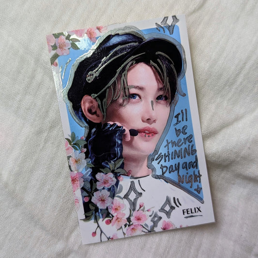 🐥💮 Felix Japan Polaroid Doodled & Sticker!