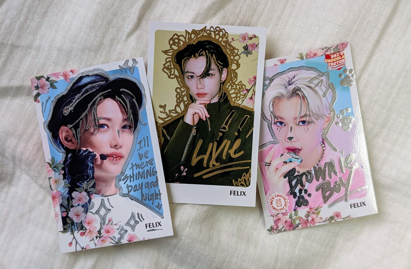 🐥💮 Felix Japan Polaroid Doodled & Sticker!