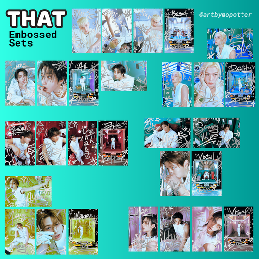 💙THAT Embossed Doodled Photo Cards💙