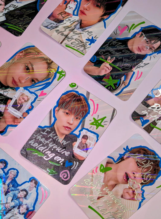 STAY Day 💗 Stray Kids Doodled Photo Cards Set of 9