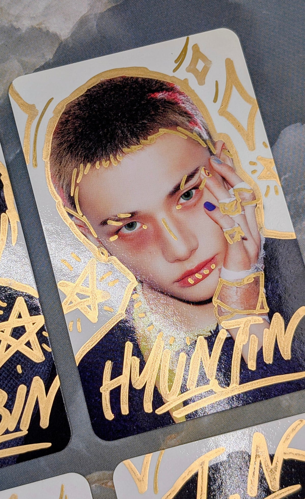 KARMA Stray Kids Hand-Doodled Photo Cards Set of 8