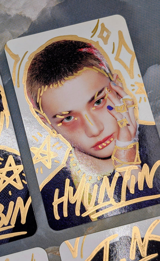 KARMA Stray Kids Hand-Doodled Photo Cards Set of 8
