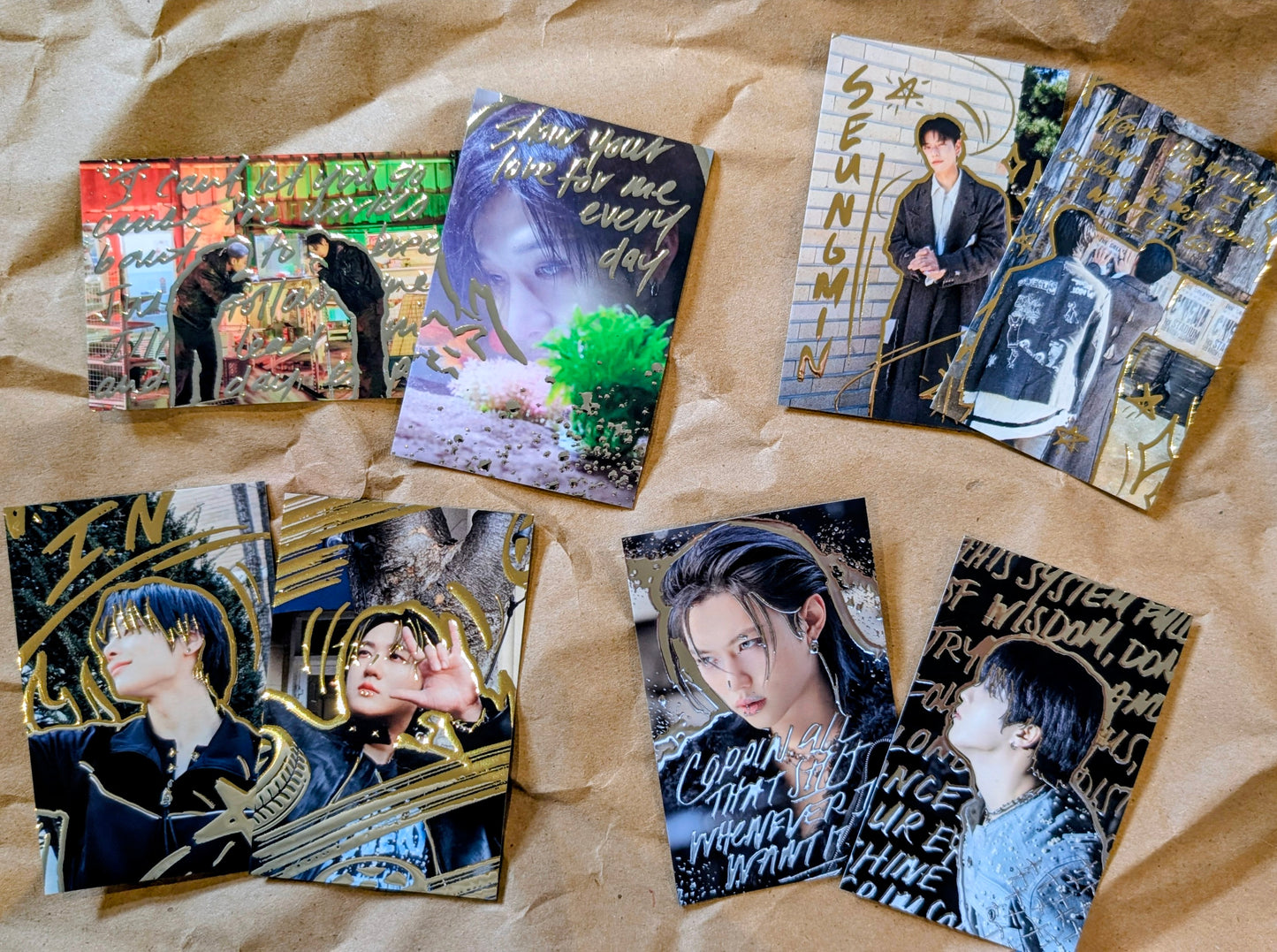 ✨🎤Mixtape: DominATE Embossed Doodled Photo Cards⛓️✨ (ALL MUSIC VIDEO DECKS)
