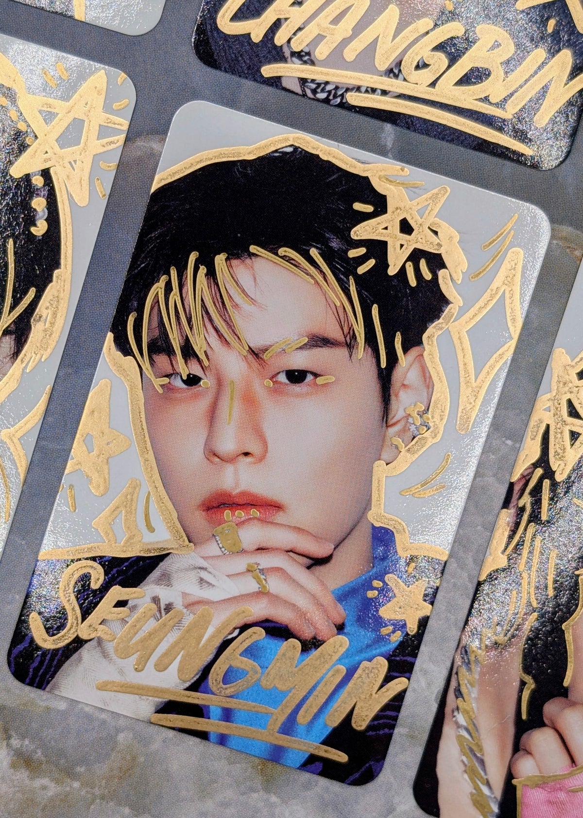 KARMA Stray Kids Hand-Doodled Photo Cards Set of 8